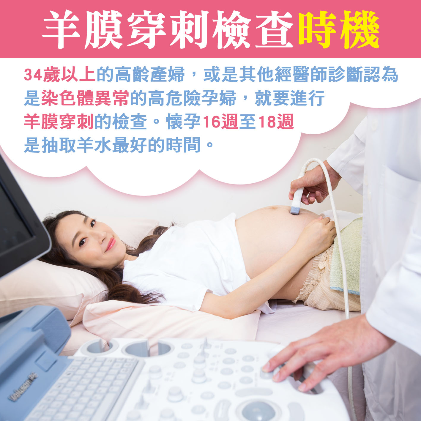 懷孕第17週-羊膜穿刺檢查時機文章照片