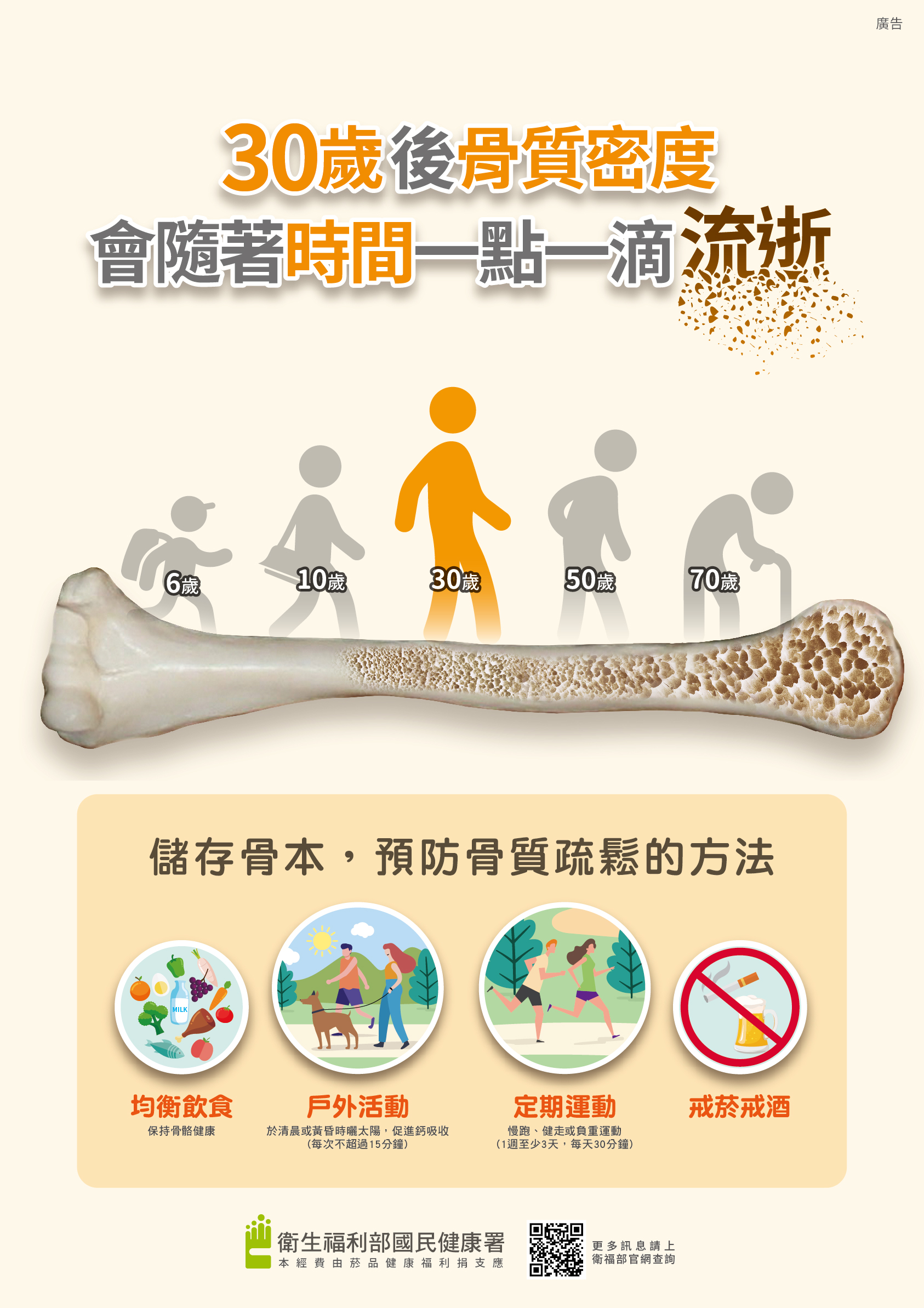 預防骨質疏鬆海報