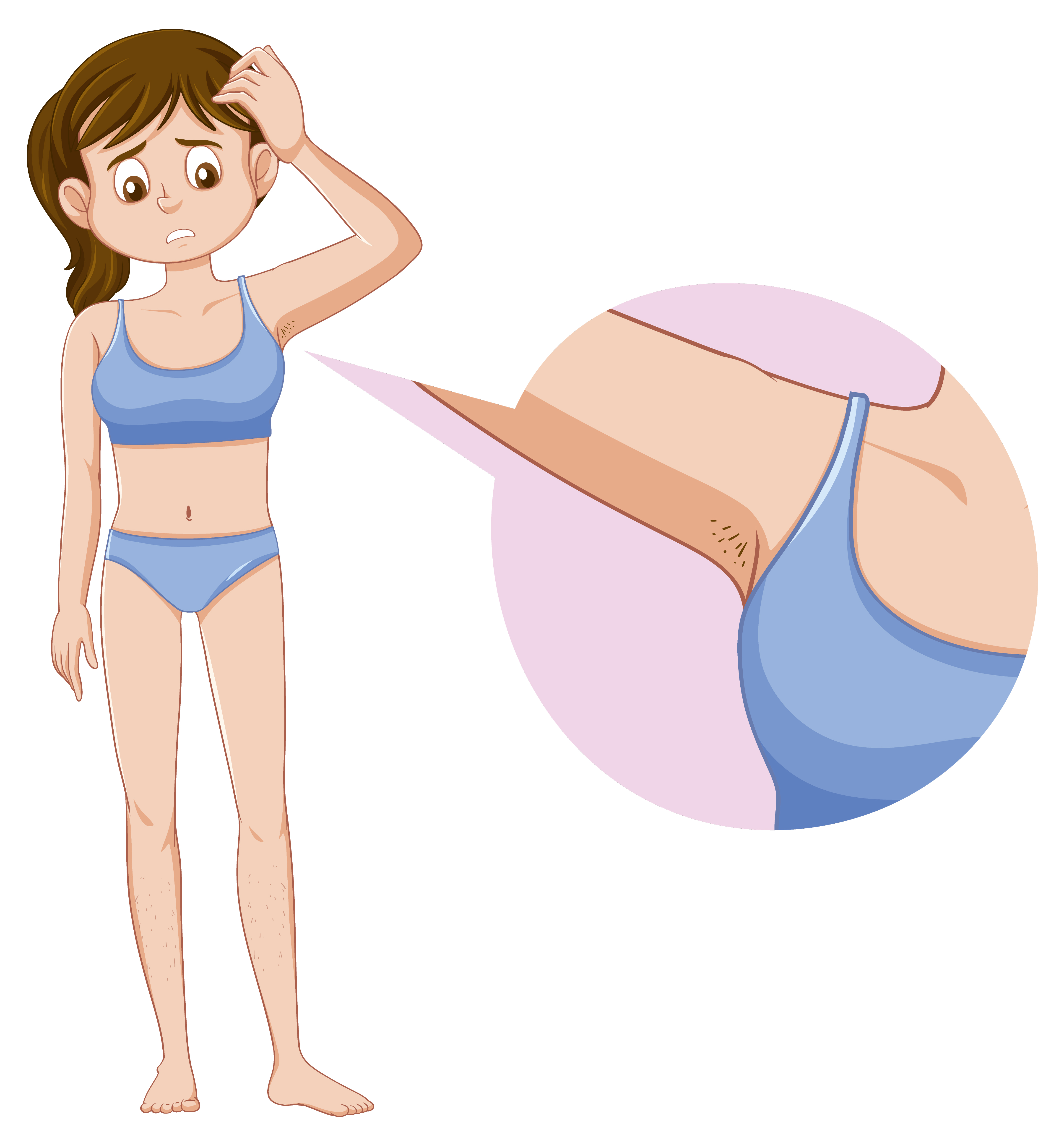 腋毛、陰毛有什麼用？需要修剪嗎？文章照片